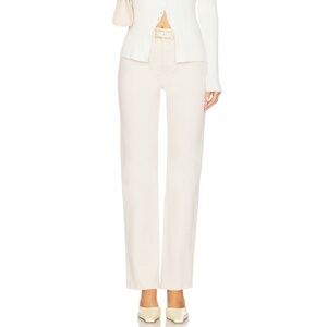 Re/Done Women's Vintage Off-White Straight Leg Loose Denim Jeans